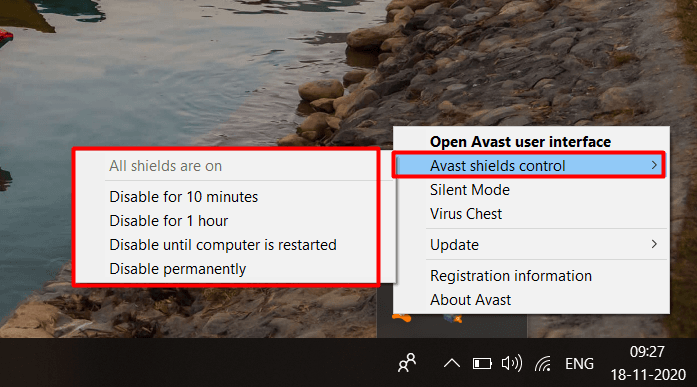 turn off avast for steam mac